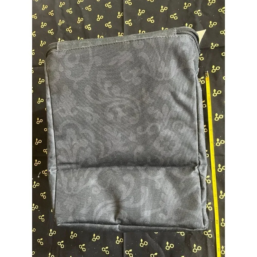 Thirty-One lunch thermal tote bag black and gray